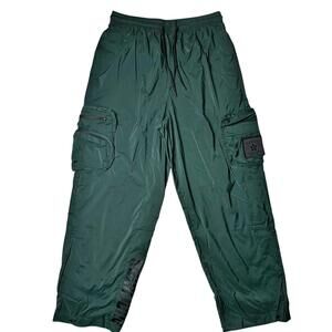 NEW Supervsn S-Grid Cargo Track Pants Dark Green Mens XL